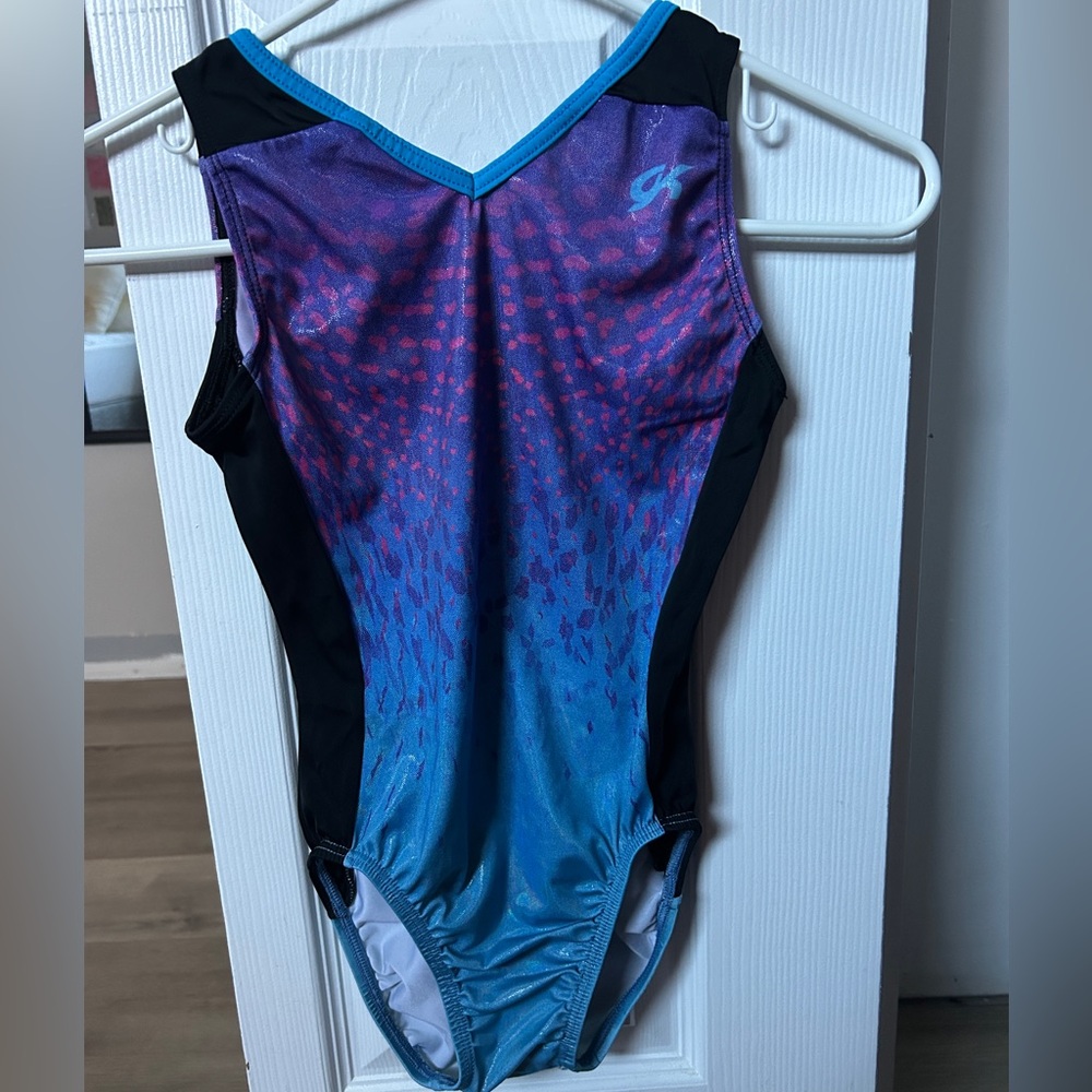 GK gymnastics leotard.